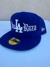 Load image into Gallery viewer, Embroidered New Era LA Dodgers Viva LA Raza 59Fifty Fitted Cap