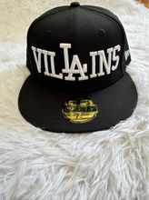 Load image into Gallery viewer, Embroidered Black New Era LA Dodgers Villains 59Fifty Fitted Cap