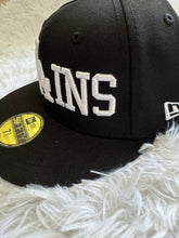 Load image into Gallery viewer, Embroidered Black New Era LA Dodgers Villains 59Fifty Fitted Cap