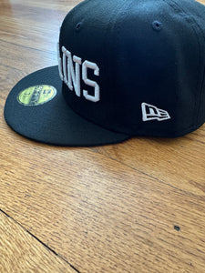 Embroidered Black New Era LA Dodgers Villains 59Fifty Fitted Cap
