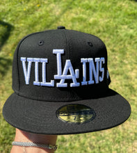 Load image into Gallery viewer, Embroidered Black New Era LA Dodgers Villains 59Fifty Fitted Cap