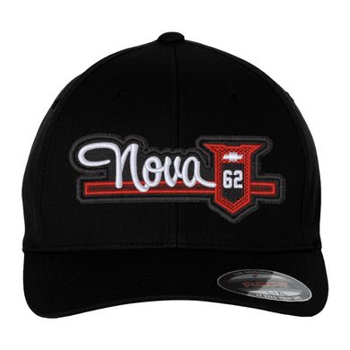 Fitted FlexFit Hat - 1962 - 1963 - 1964 Nova Script Logo Puff Embroidery