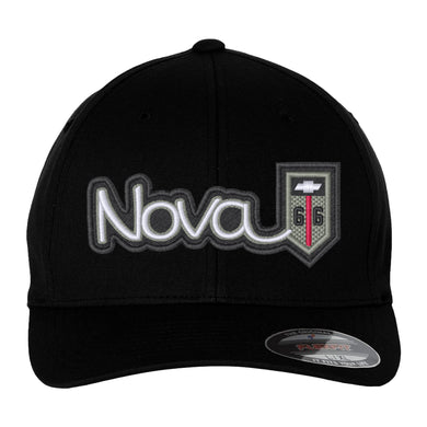 Fitted FlexFit Hat - 1966 & 1967 Nova Logo Puff Embroidery