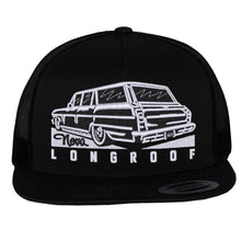 Load image into Gallery viewer, Trucker Hat Snapback Hat - Nova Longroof Embroidery