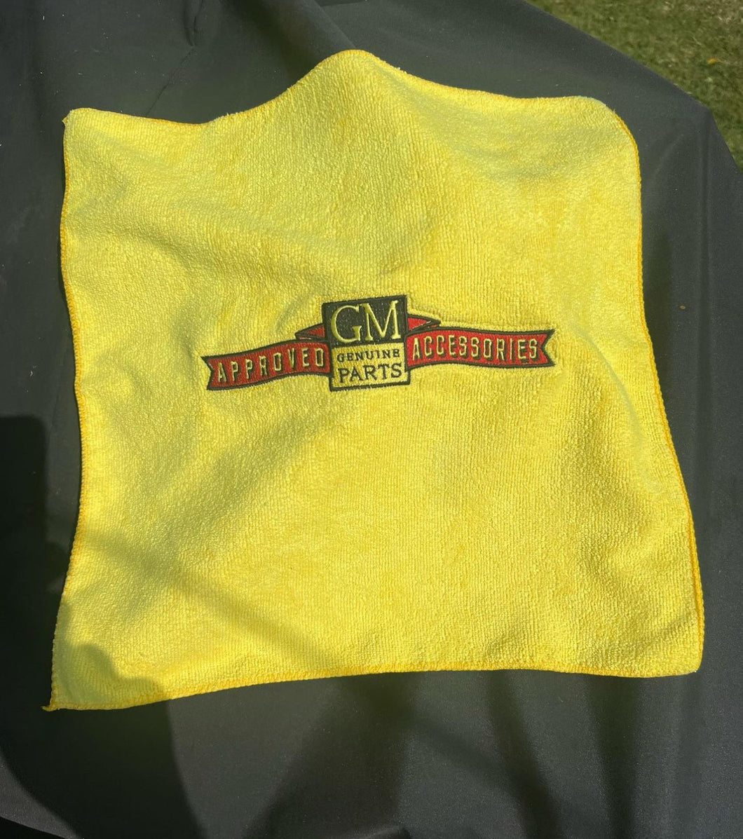 GM Accessories Embroidered Microfiber Towel