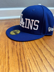 Embroidered New Era LA Dodgers Villains 59Fifty Fitted Cap